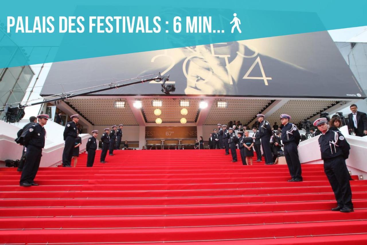 Le Forville : 400M Palais, Calme, Clim Cannes Esterno foto